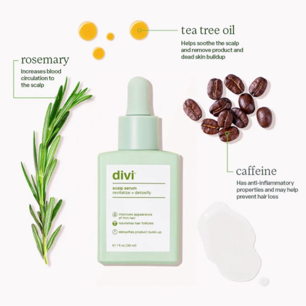 NEW Divi Scalp Serum for Healthier, Fuller Looking Hair Travel Size - Picture 4 of 4